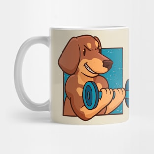 Muscular dachshund Mug